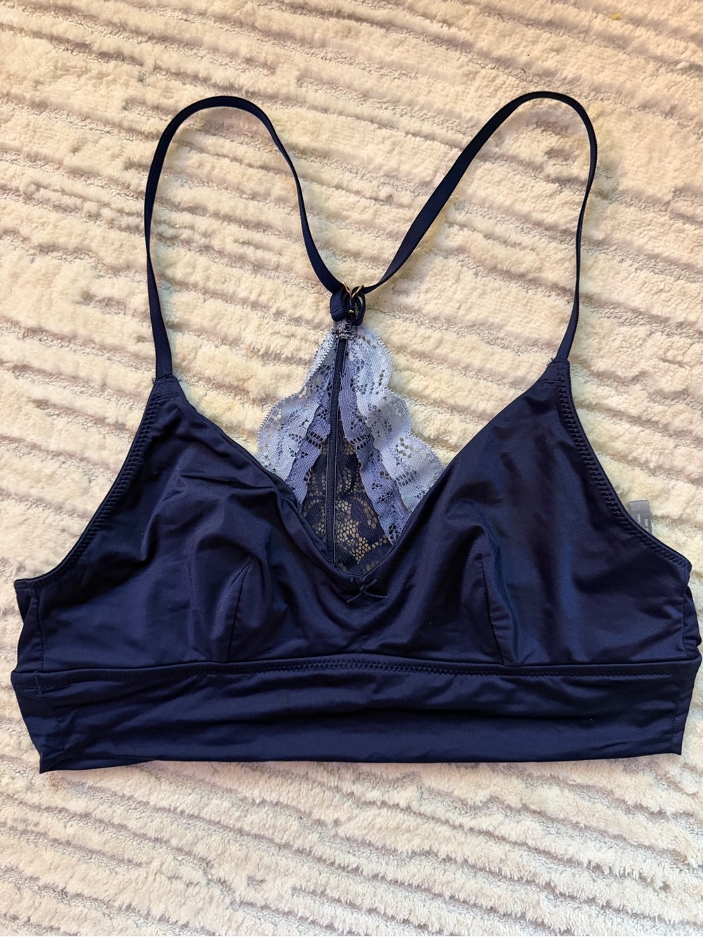 Aerie navy blue lace bralette